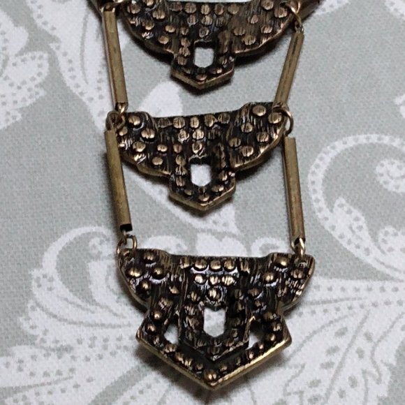 Brass Tone Snake Chain Necklace - Picture 7 of 7